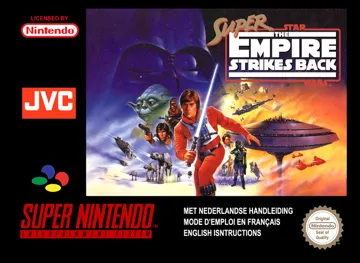 Super Star Wars - The Empire Strikes Back (Europe) (Beta) box cover front